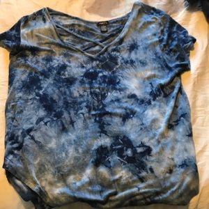 Blue Tie-Dye Shirt